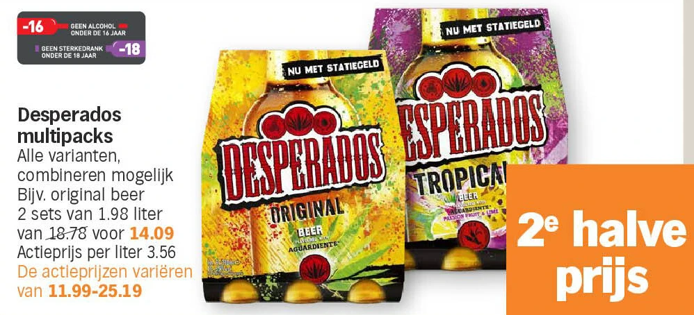 Desperados multipacks