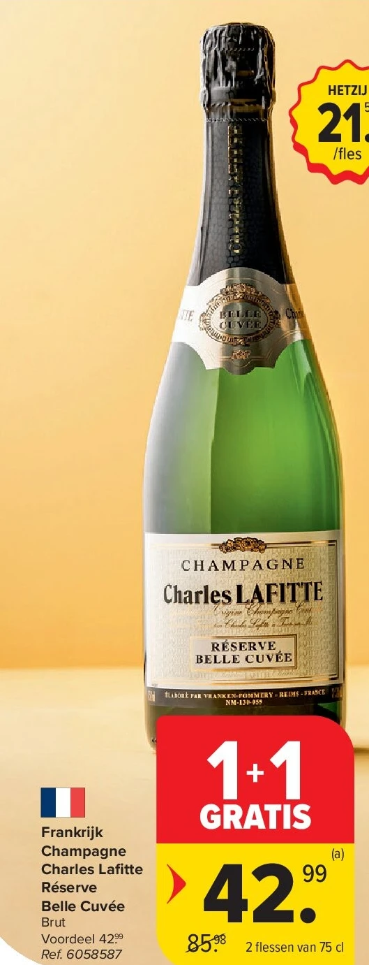 Frankrijk Champagne Charles Lafitte Réserve Belle Cuvée