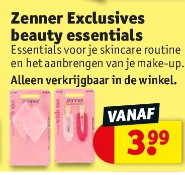 Zenner Exclusives beauty essentials