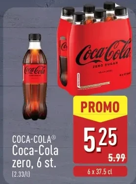 Coca-Cola zero, 6 st.