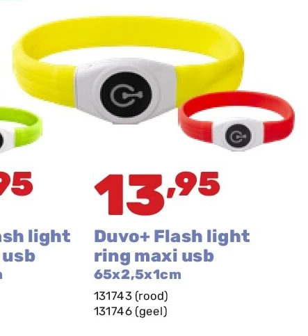 Duvo+ Flash light ring maxi usb 65x2,5x1cm