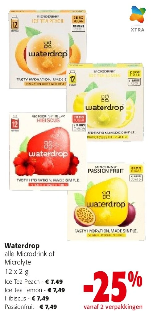Waterdrop Ice Tea Peach
