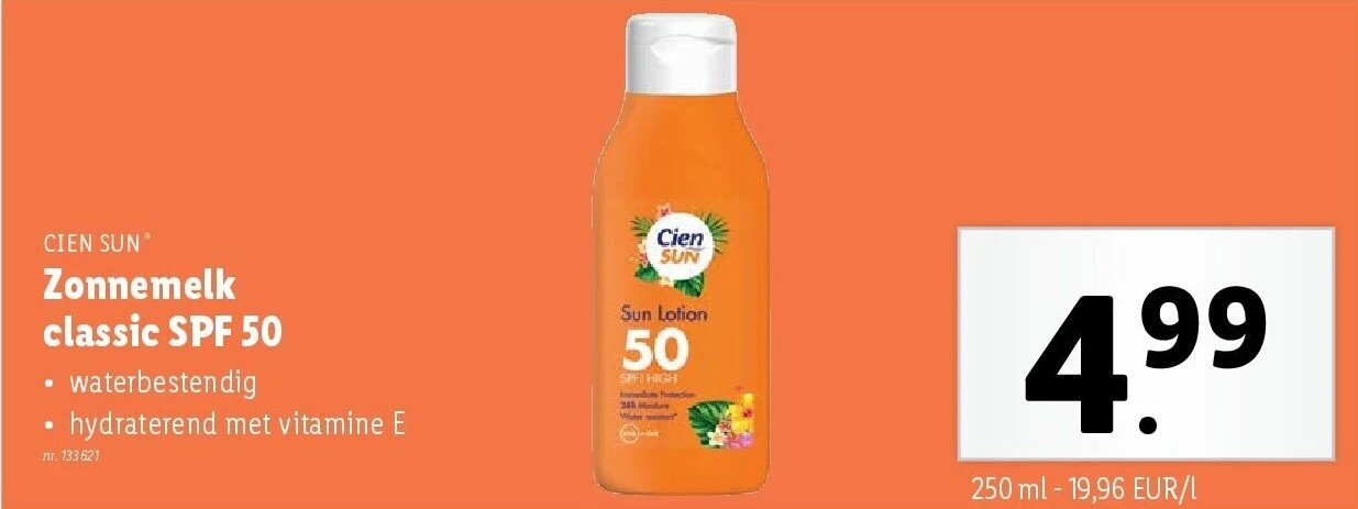Zonnemelk classic SPF 50