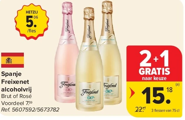 Spanje Freixenet alcoholvrij