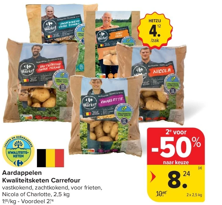 Aardappelen Kwaliteitsketen Carrefour