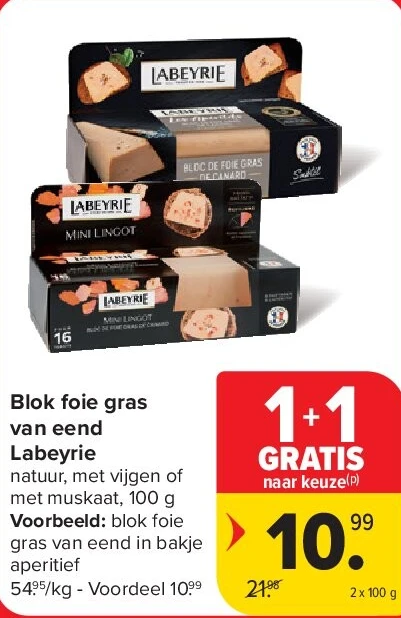 Blok foie gras van eend Labeyrie