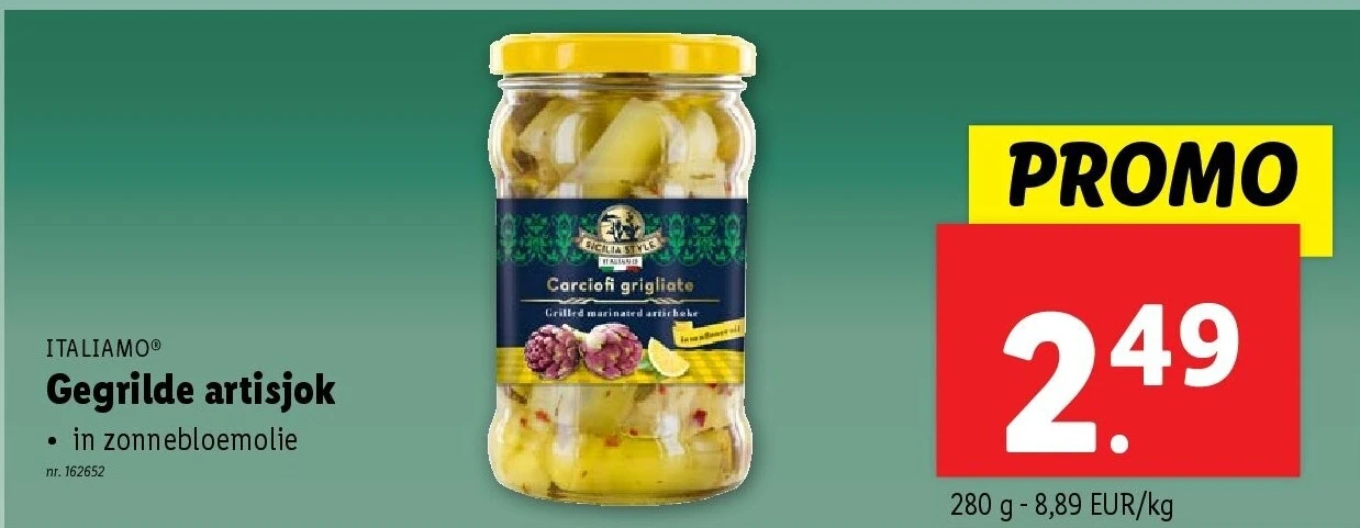 Gegrilde artisjok