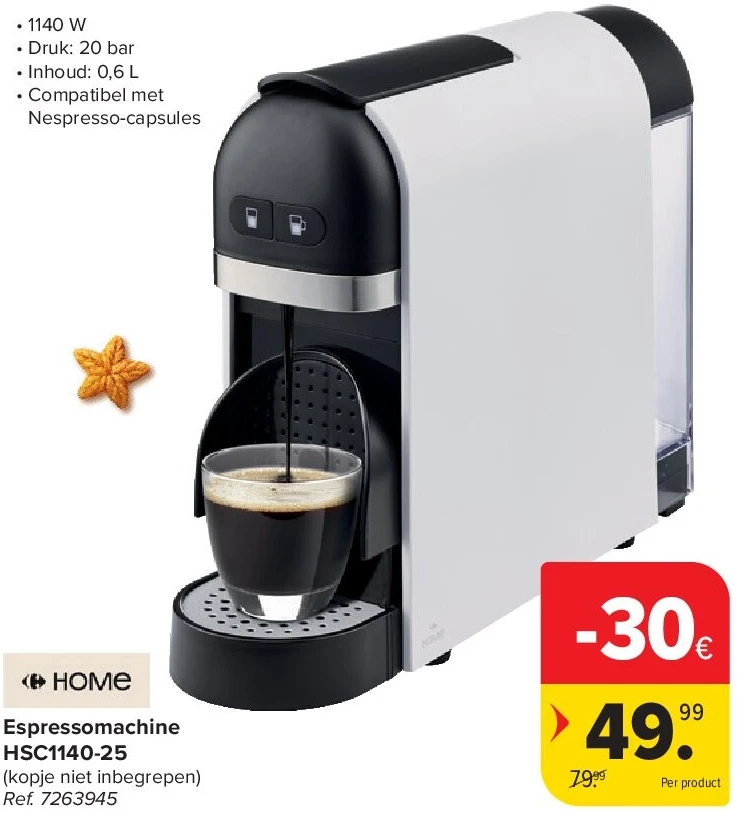 Espressomachine HSC1140-25