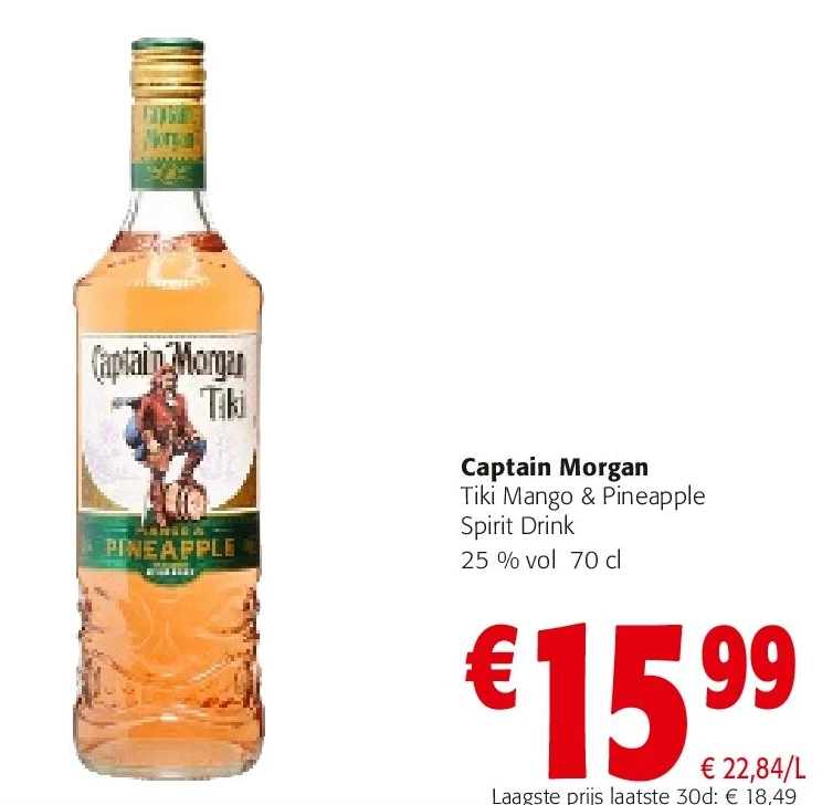 Captain Morgan Tiki Mango & Pineapple Spirit Drink