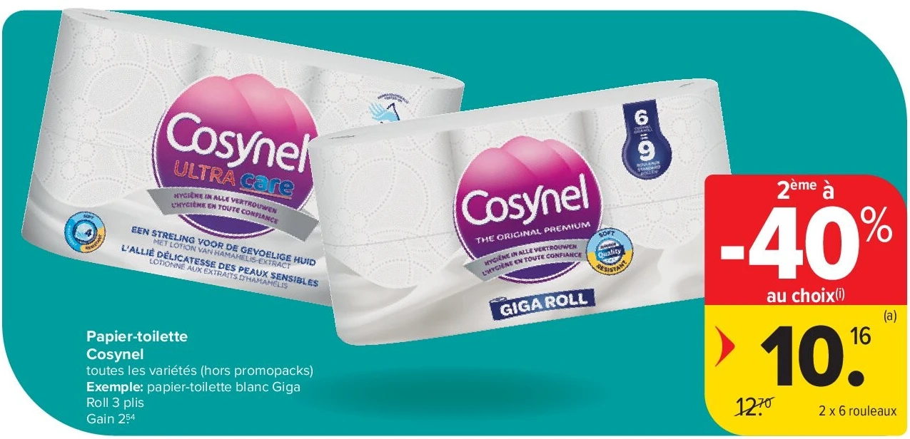 Papier-toilette Cosynel