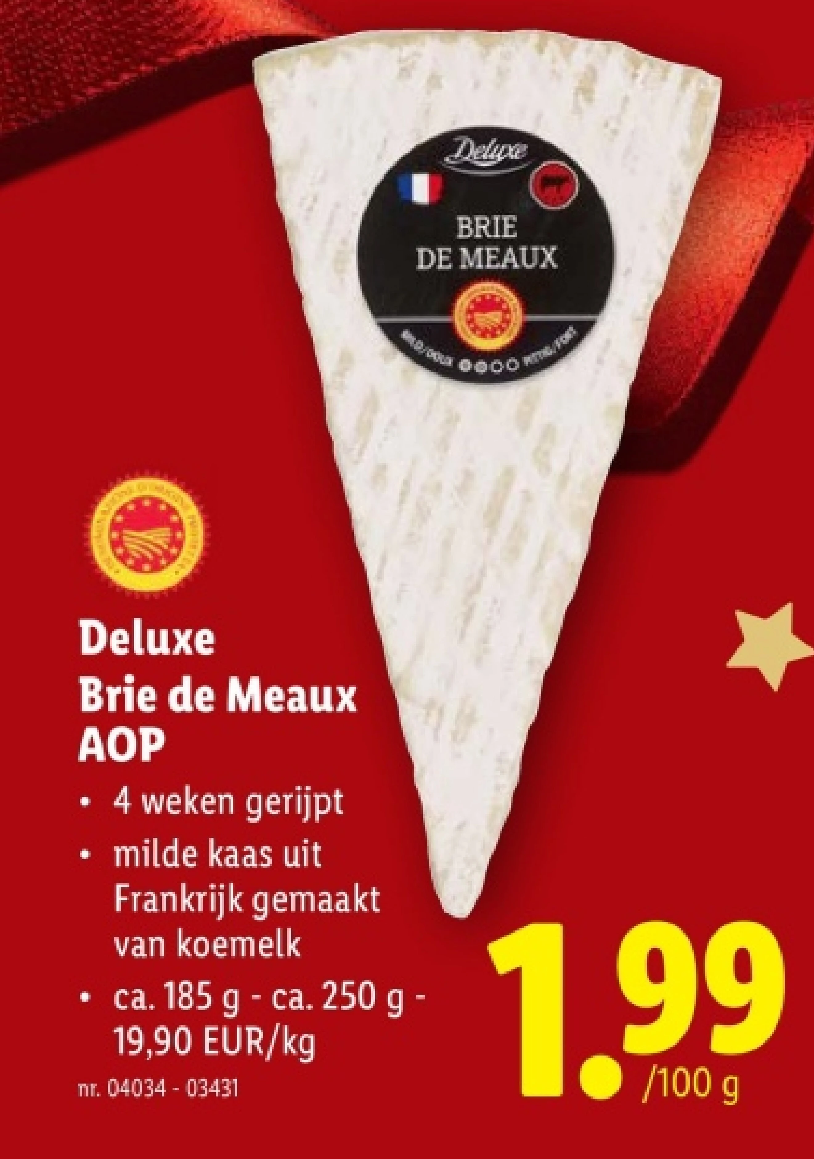 Brie de Meaux AOP