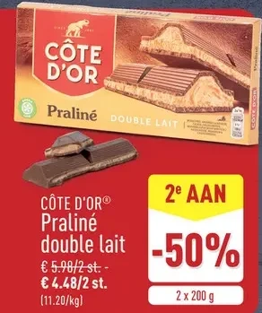 Praliné double lait