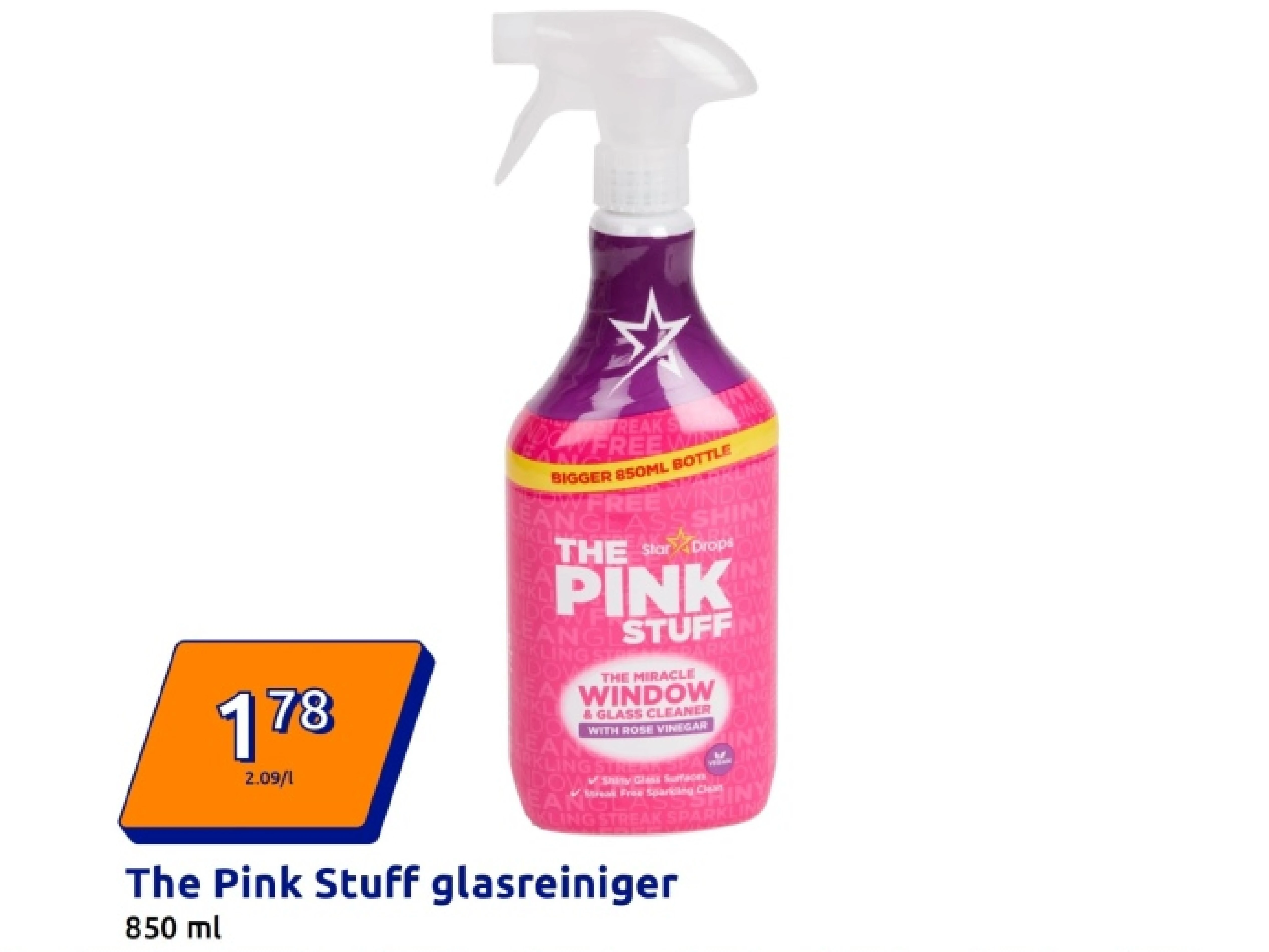 The Pink Stuff glasreiniger