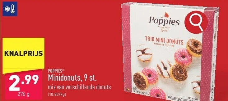 Minidonuts, 9 st.