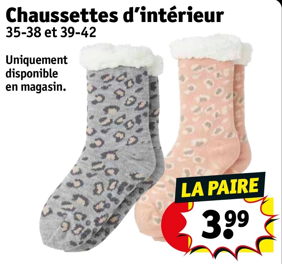 Chaussettes d’intérieur