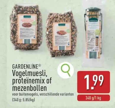 Vogelmuesli, proteïnemix of mezenbollen