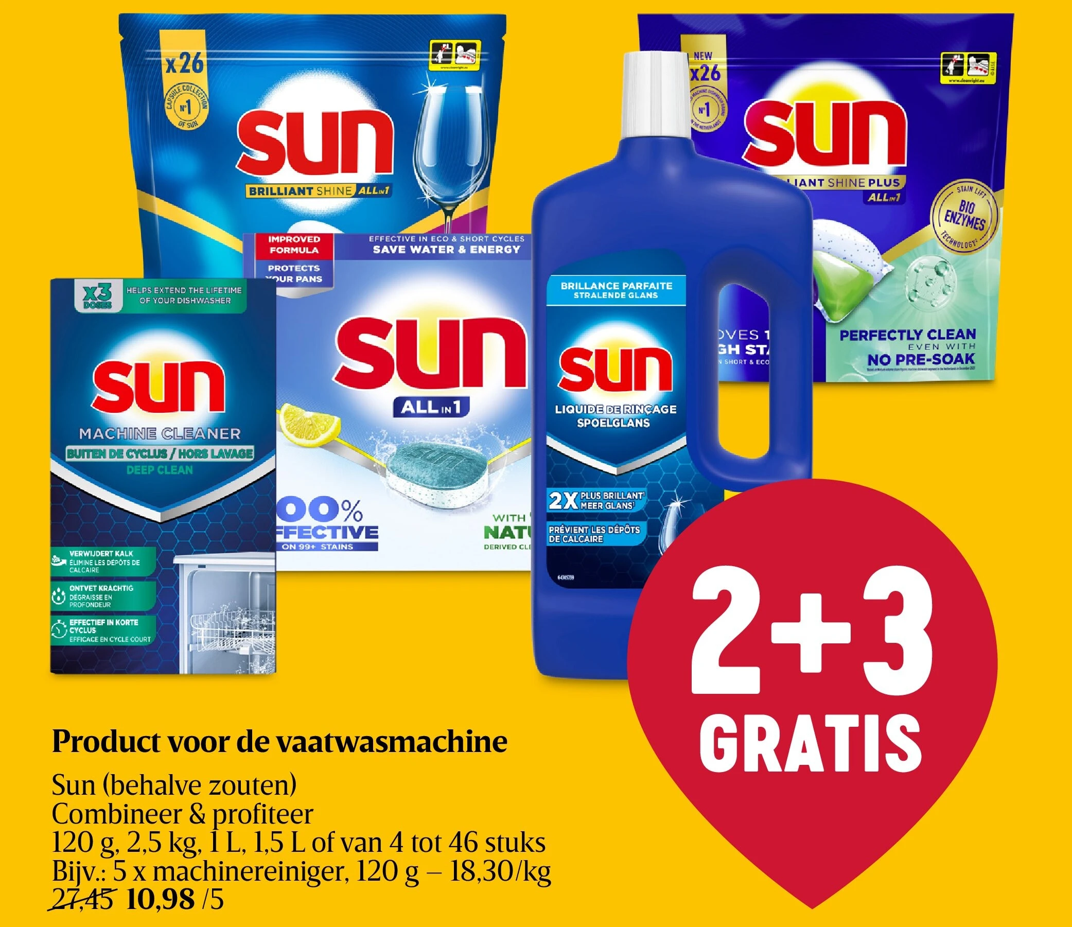 Product voor de vaatwasmachine