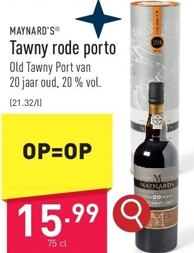 Tawny rode porto