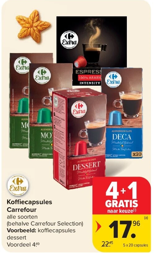 Koffiecapsules Carrefour