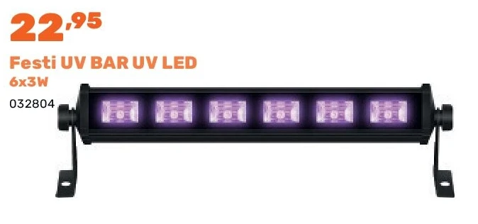Festi UV BAR UV LED 6x3W
