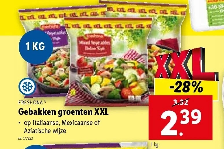 Gebakken groenten XXL