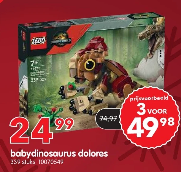 babydinosaurus dolores 339 stuks
