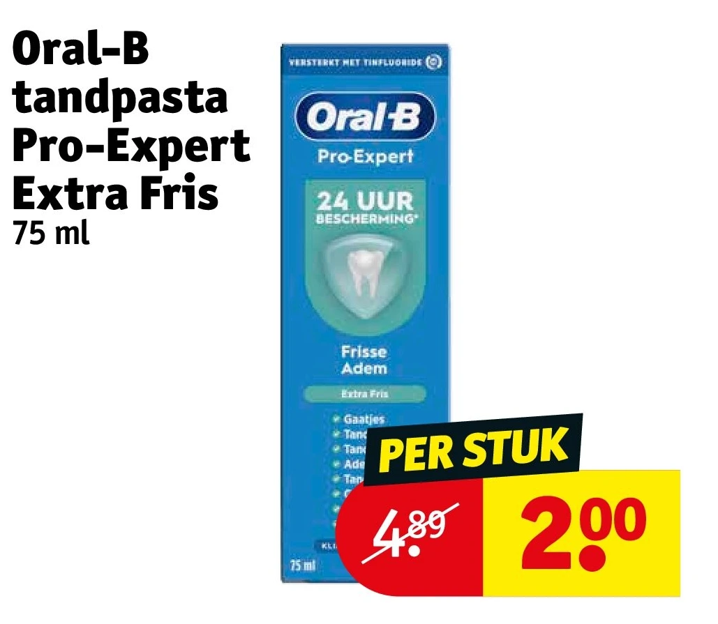 Oral-B tandpasta Pro-Expert Extra Fris