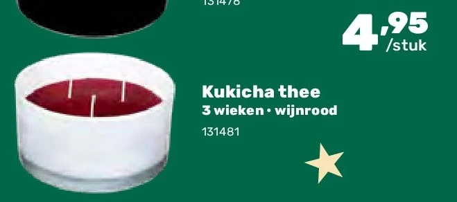 Kukicha thee 3 wieken • wijnrood