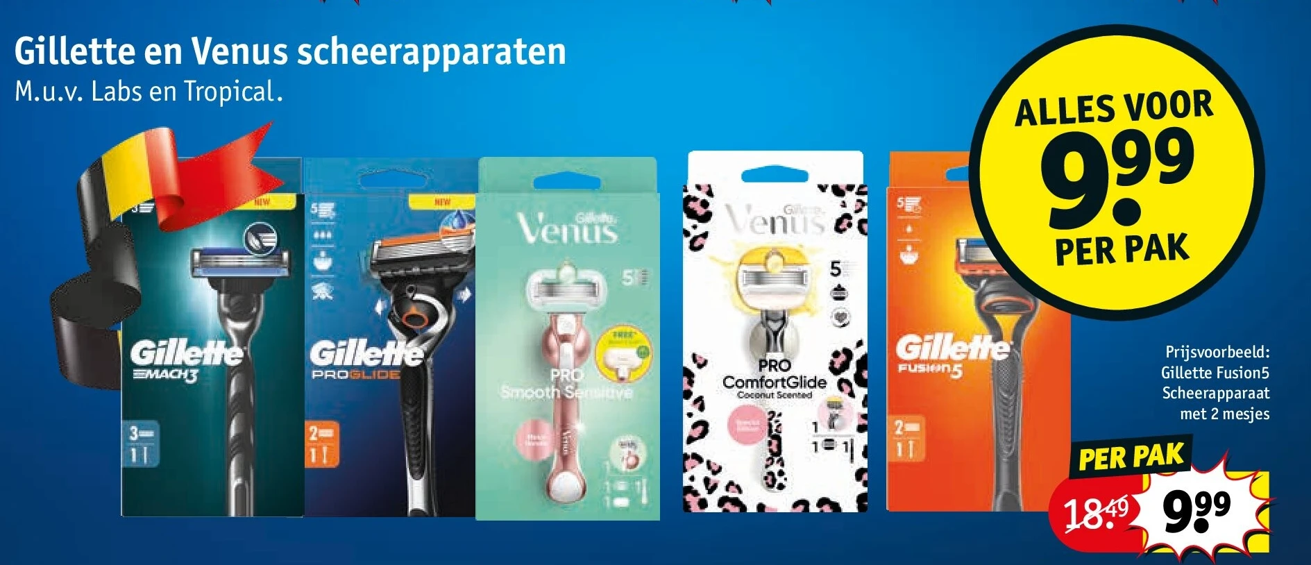 Gillette Fusion5 Scheerapparaat met 2 mesjes