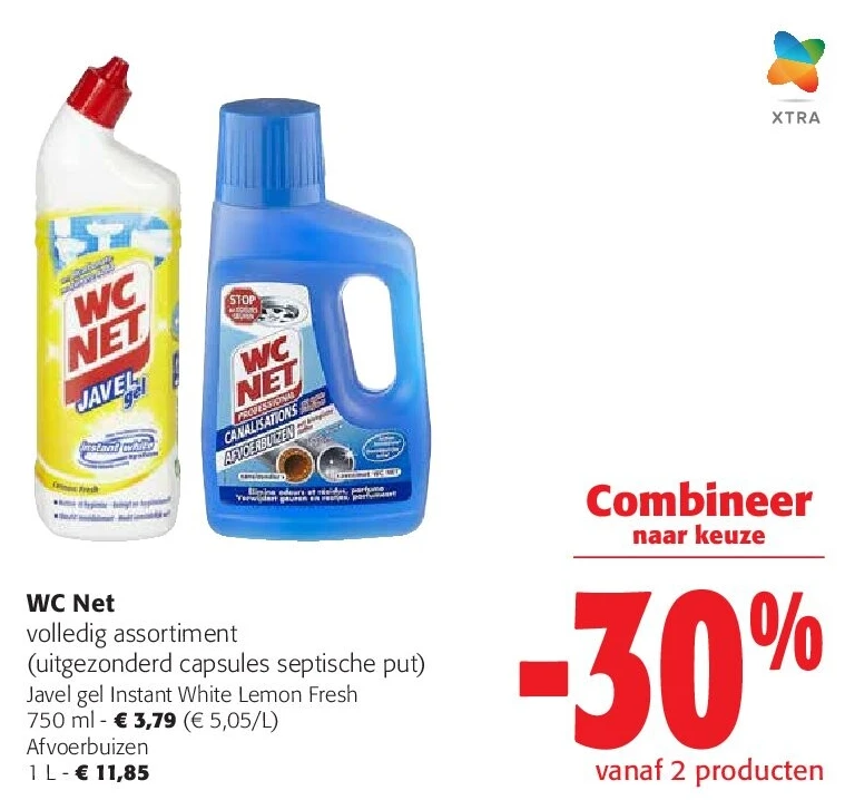 WC Net Javel gel Instant White Lemon Fresh 750 ml