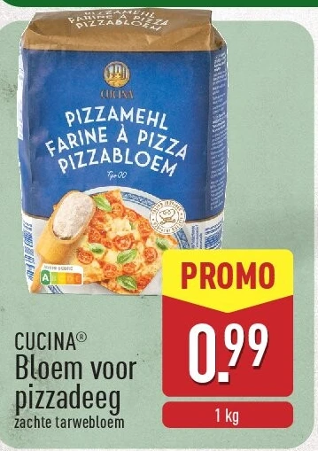 Bloem voor pizzadeeg