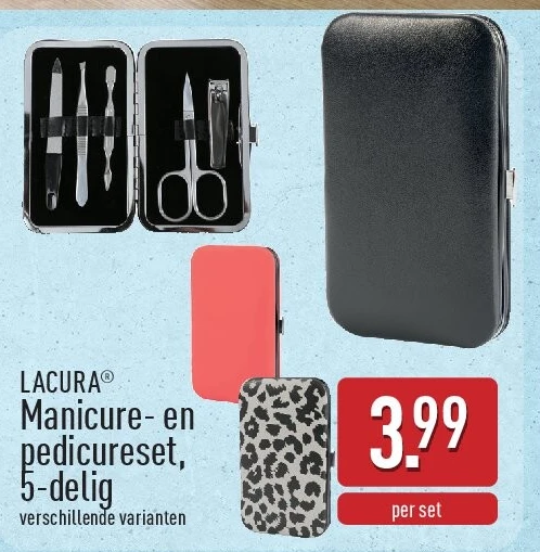 Manicure- en pedicureset, 5-delig