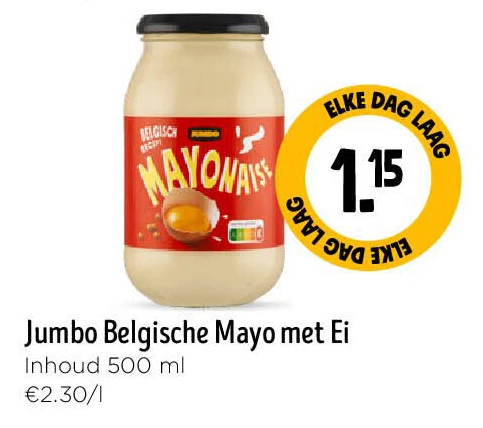Jumbo Belgische Mayo met Ei