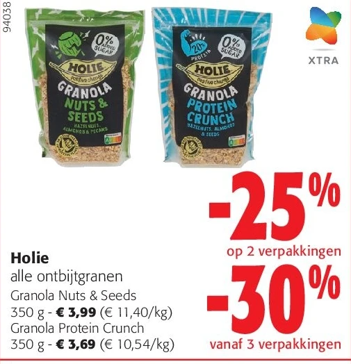 Holie Granola Nuts & Seeds 350 g