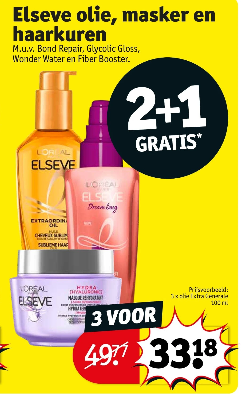 Elseve olie, masker en haarkuren