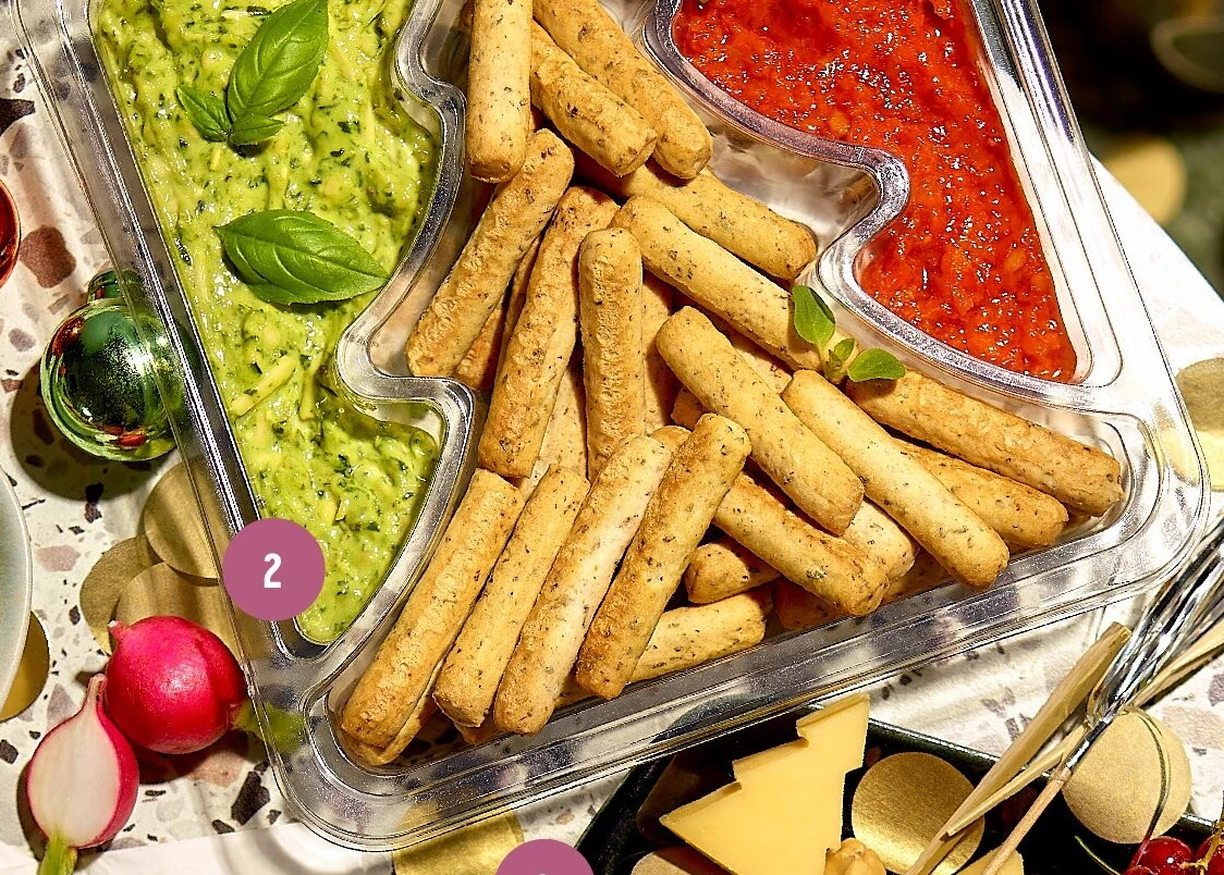 APERITIEFSCHOTEL IN DE VORM VAN EEN KERSTBOOM