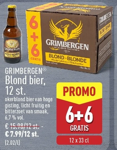 Blond bier, 12st.