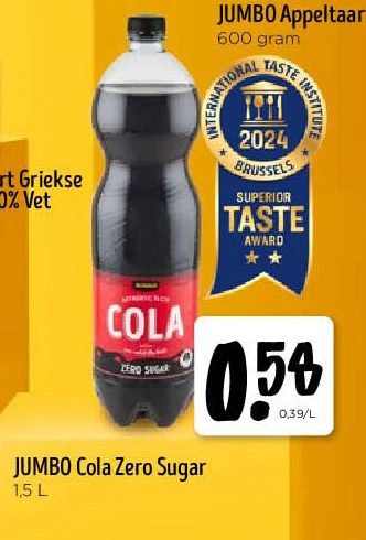 JUMBO Cola Zero Sugar 1,5 L