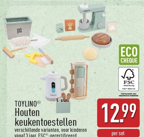 Houten keukentoestellen