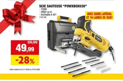 SCIE SAUTEUSE "POWXBOX030"