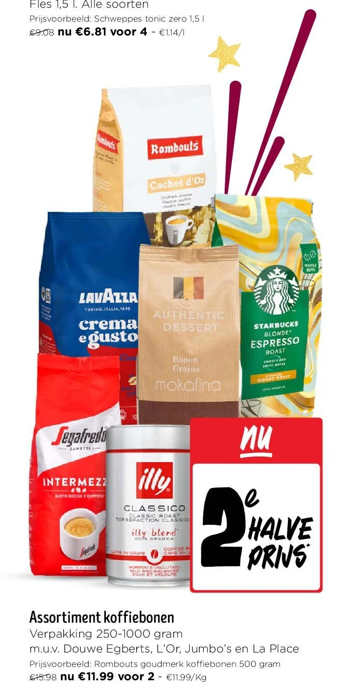 Assortiment koffiebonen