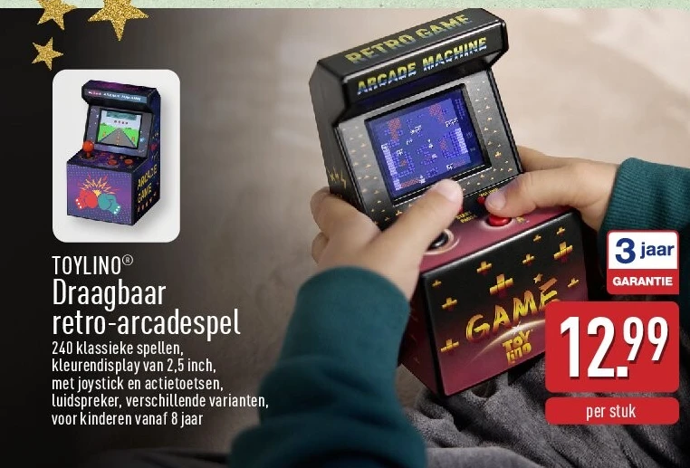 Draagbaar retro-arcadespel