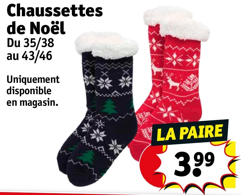 Chaussettes de Noël