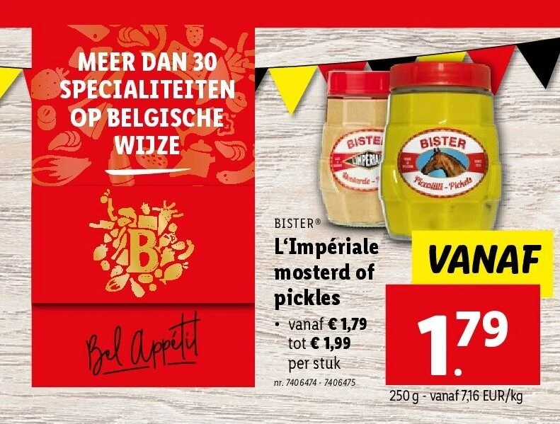 L‘Impériale mosterd of pickles
