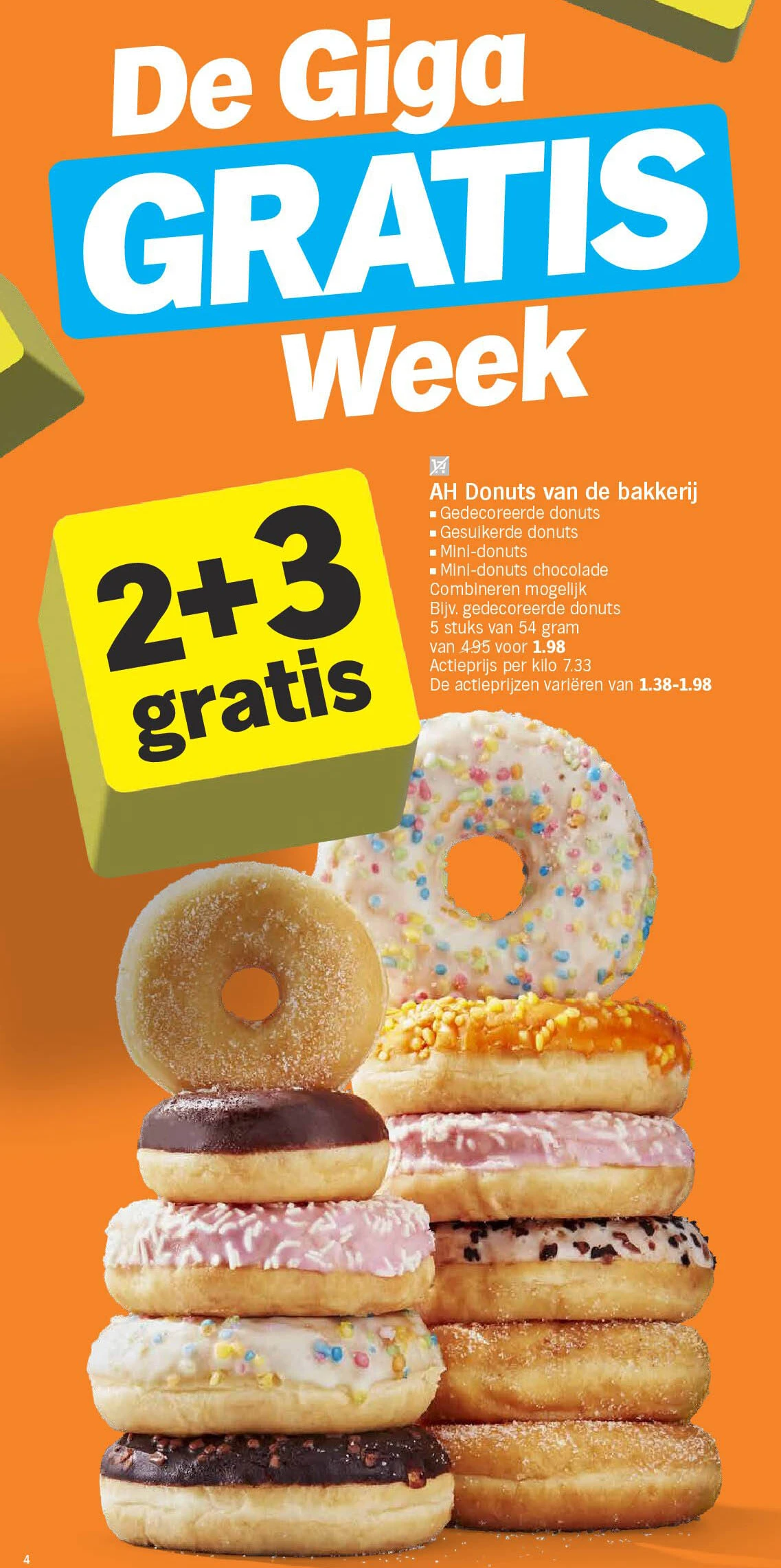 AH Donuts van de bakkerij