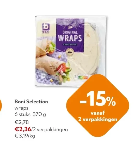 Boni Selection wraps