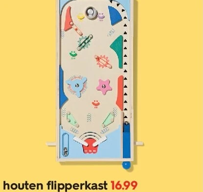 houten flipperkast