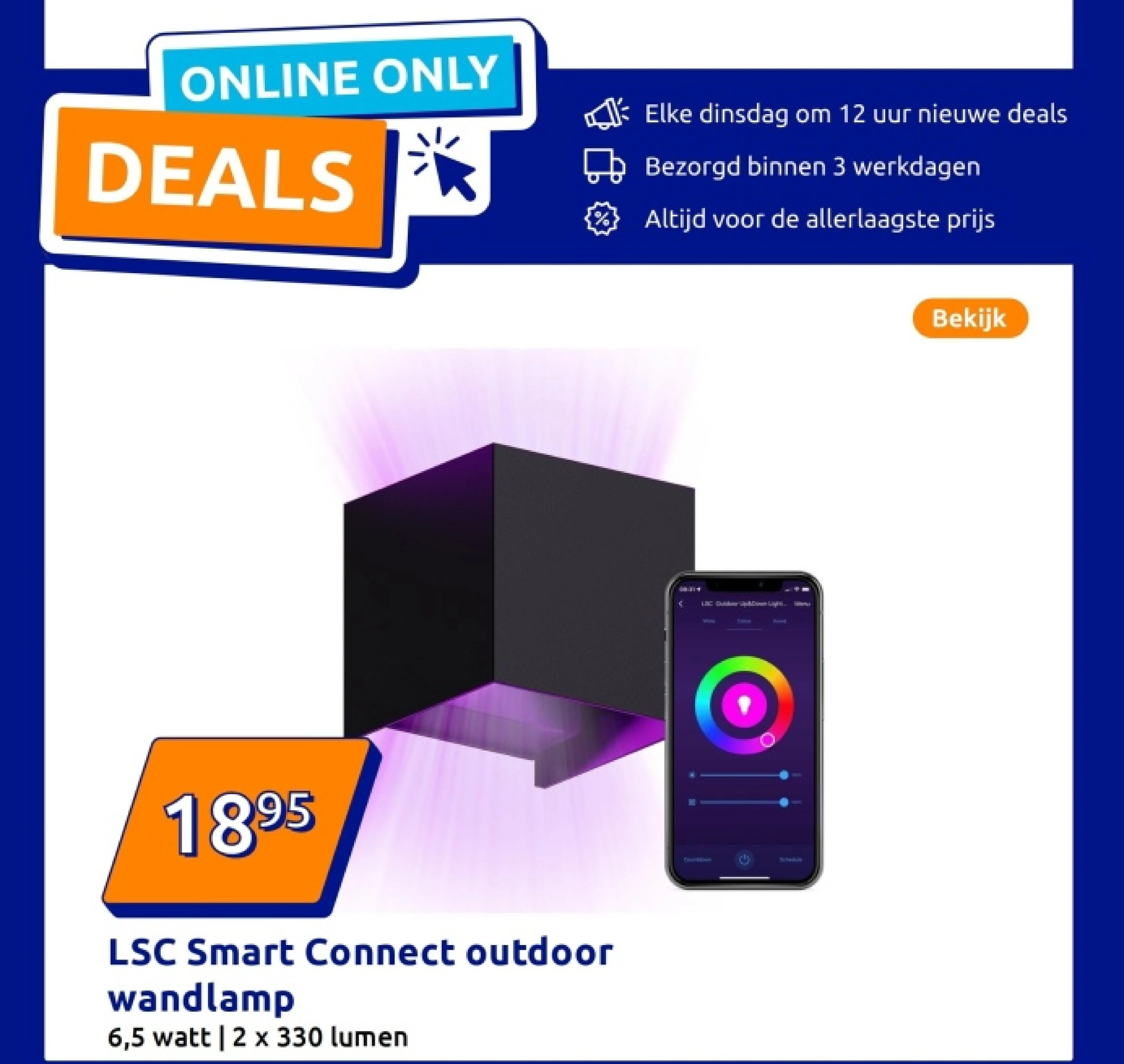 LSC Smart Connect outdoor wandlamp