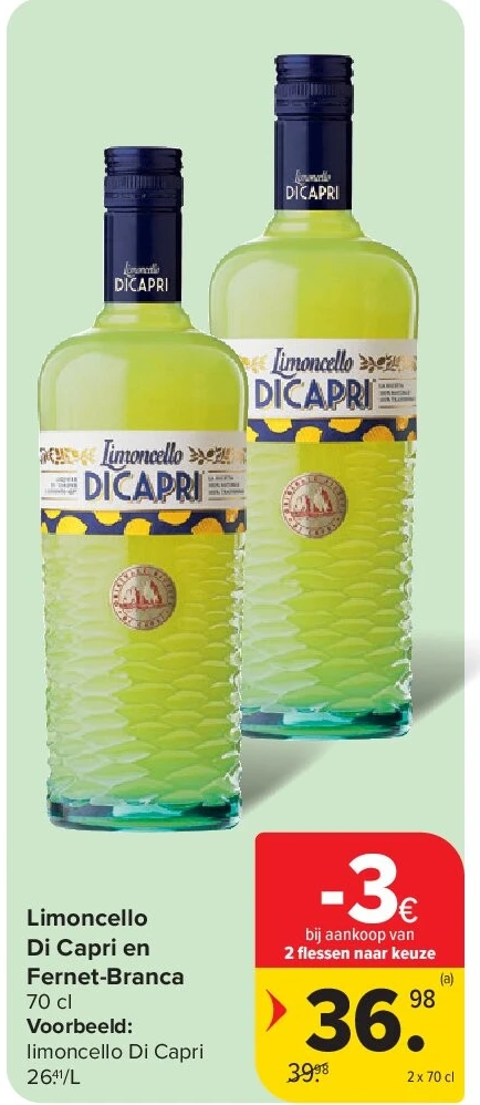 Limoncello Di Capri en Fernet-Branca