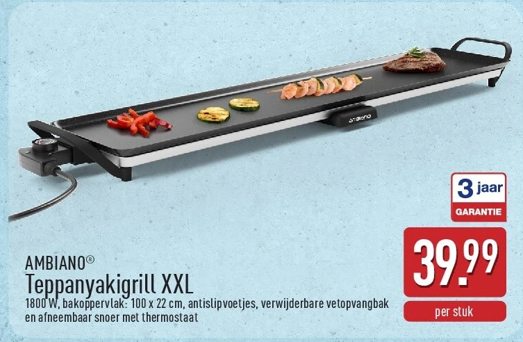 Teppanyakigrill XXL